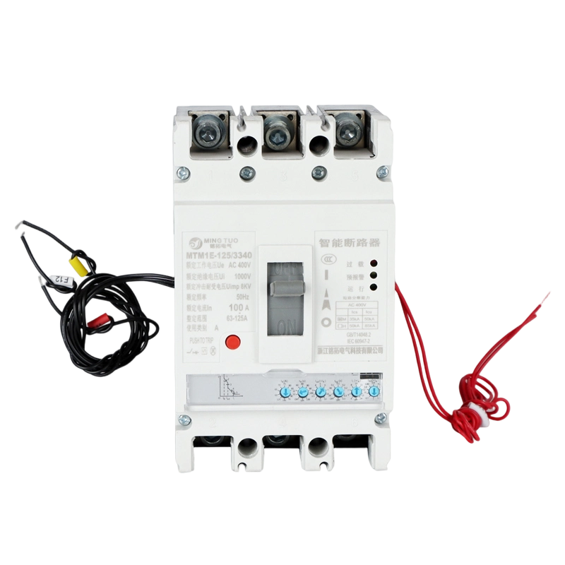 MT-M1 digitális elektronikus MCCB, 100-800A, 3/4P, 50kA, mikroprocesszoros vezérlésű megszakító